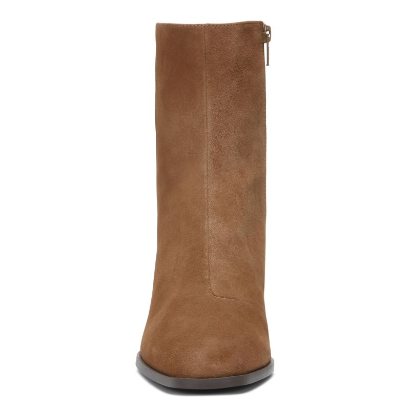 Vionic Women's Harper Ankle Boot - Toffee Suede