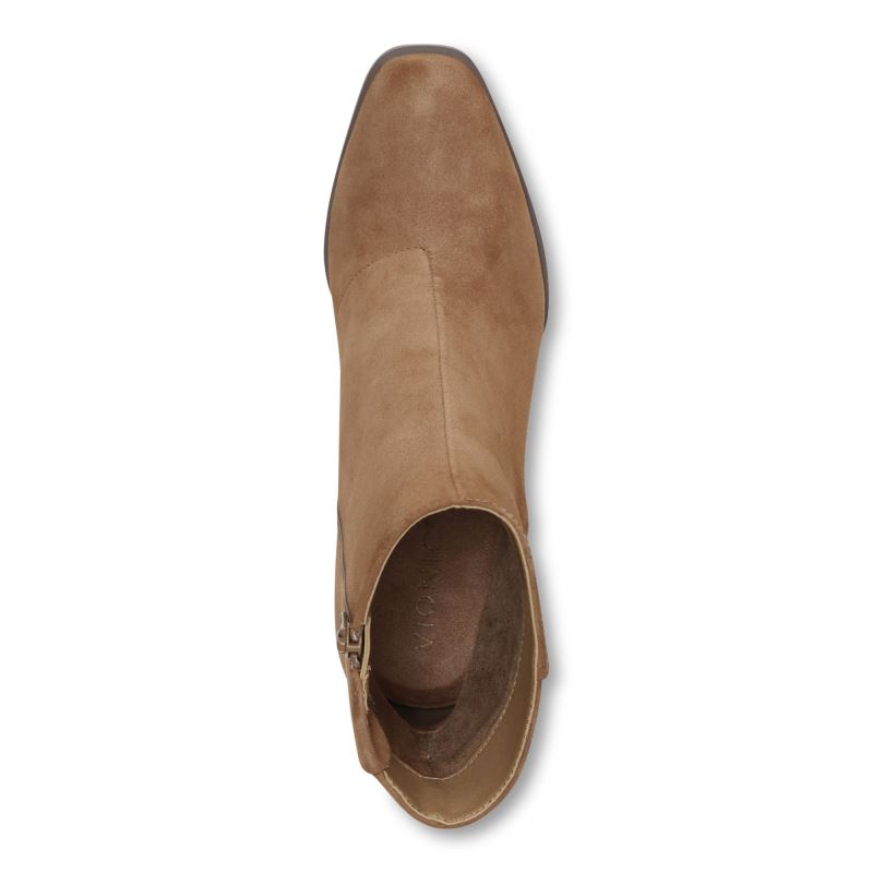 Vionic Women's Harper Ankle Boot - Toffee Suede