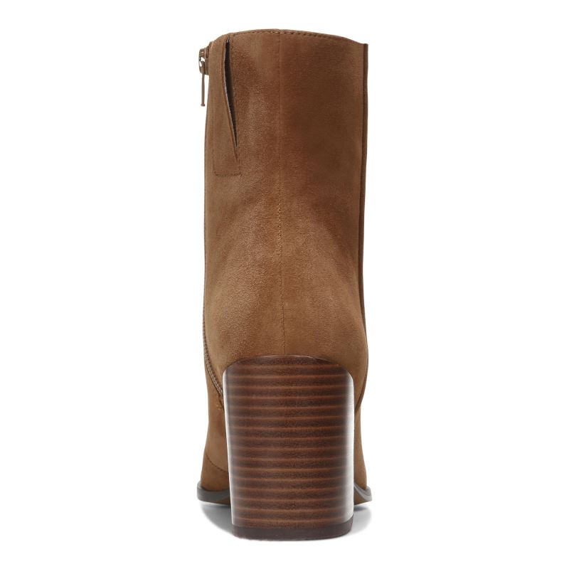 Vionic Women's Harper Ankle Boot - Toffee Suede