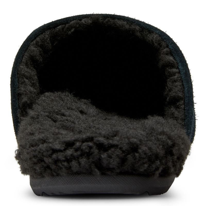 Vionic Men's Alfons Mule Slipper - Black Suede