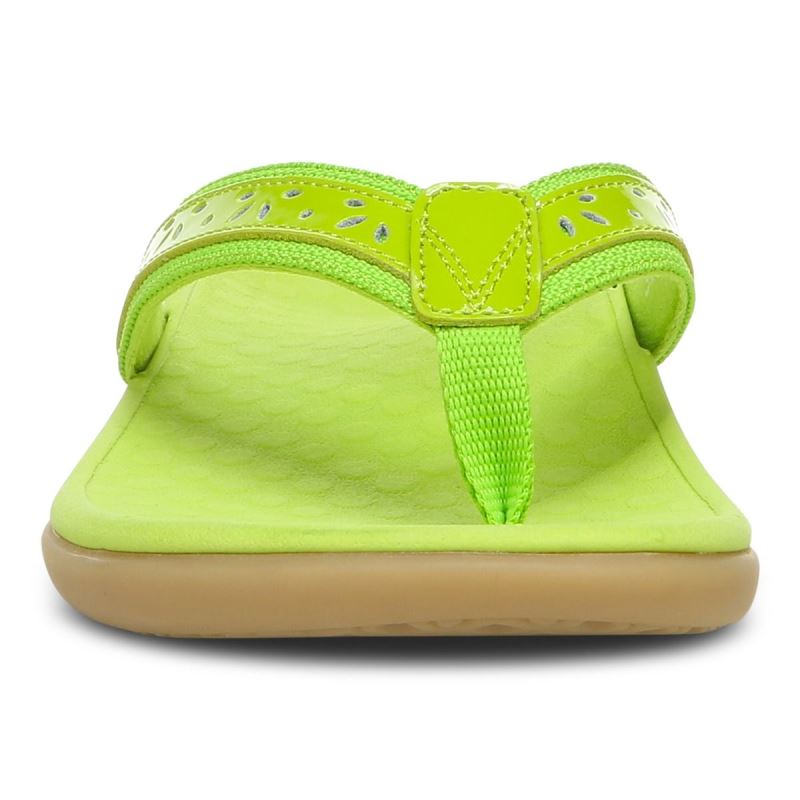 Vionic Women's Casandra Toe Post Sandal - Lime