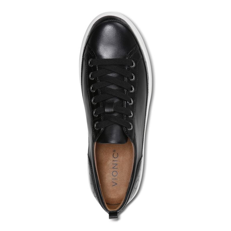 Vionic Women's Winny Sneaker - Black Leather