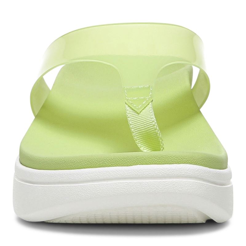 Vionic Women's Luminous Platform Sandal - Pale Lime