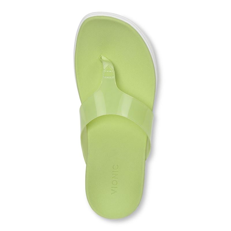 Vionic Women's Luminous Platform Sandal - Pale Lime