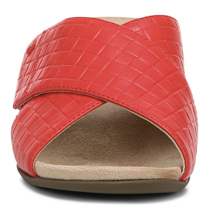 Vionic Women's Leticia Wedge Sandal - Poppy