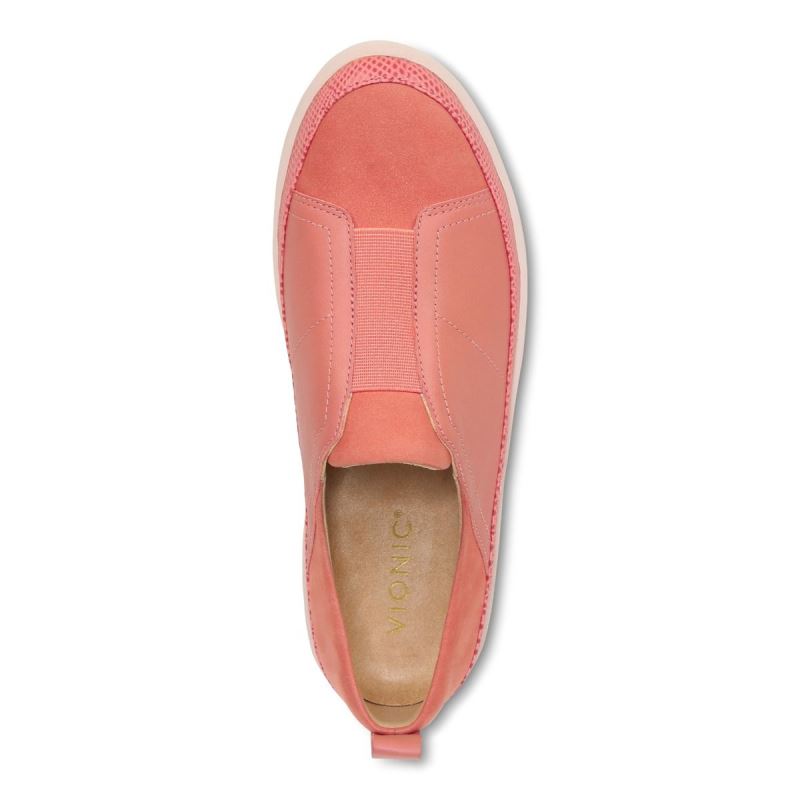 Vionic Women's Zinah Slip on Sneaker - Terra Cotta