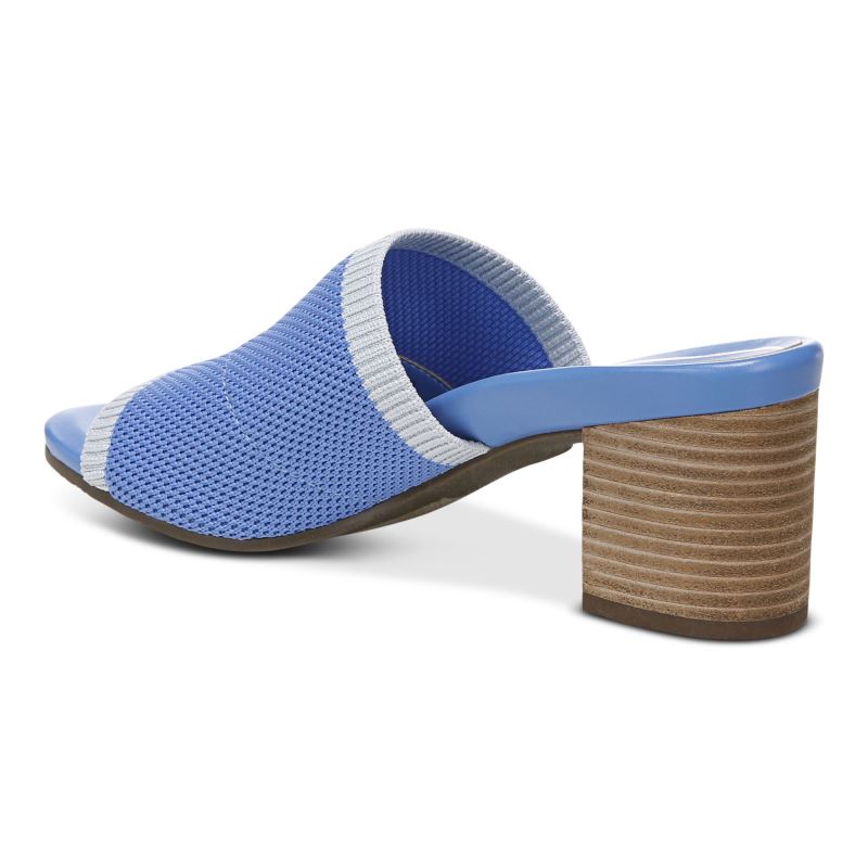 Vionic Women's Fleur Heeled Sandal - Azure