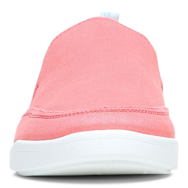 Vionic Women's Malibu Slip On - Sea Coral Canvas