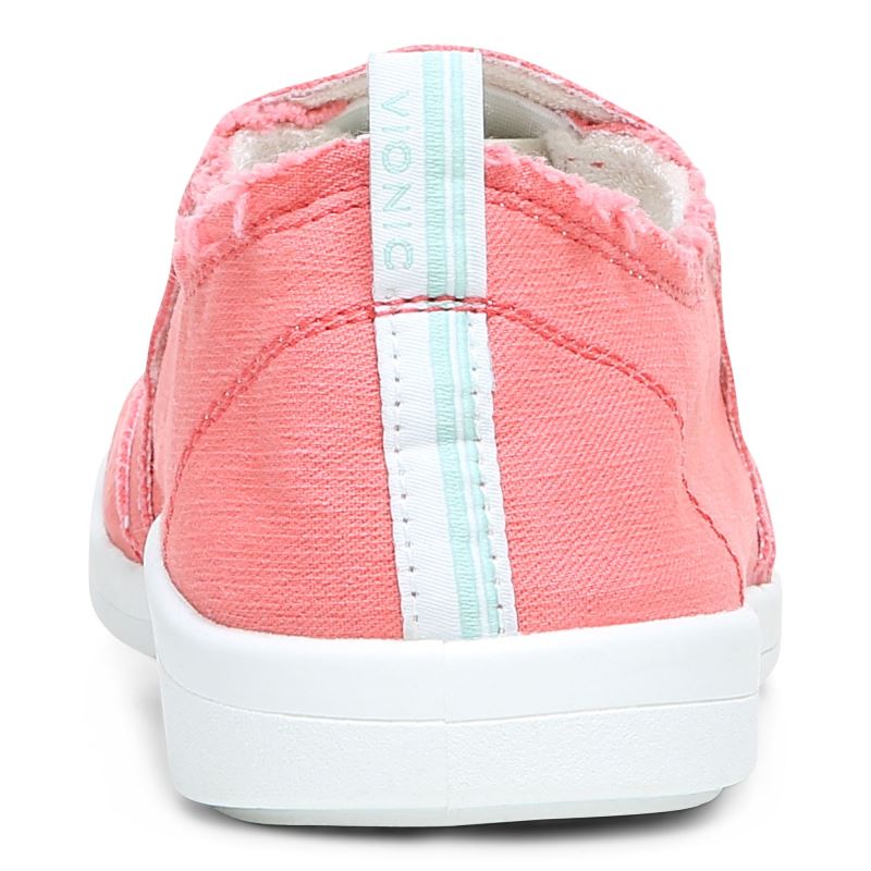 Vionic Women's Malibu Slip On - Sea Coral Canvas