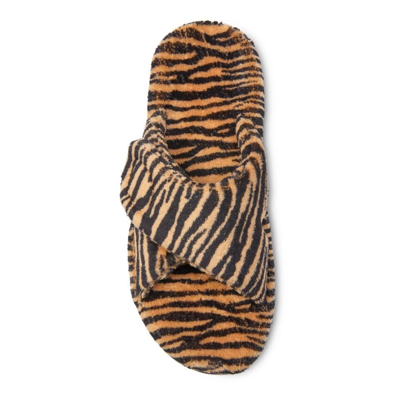 Vionic Women's Relax Slippers - Natural Tiger