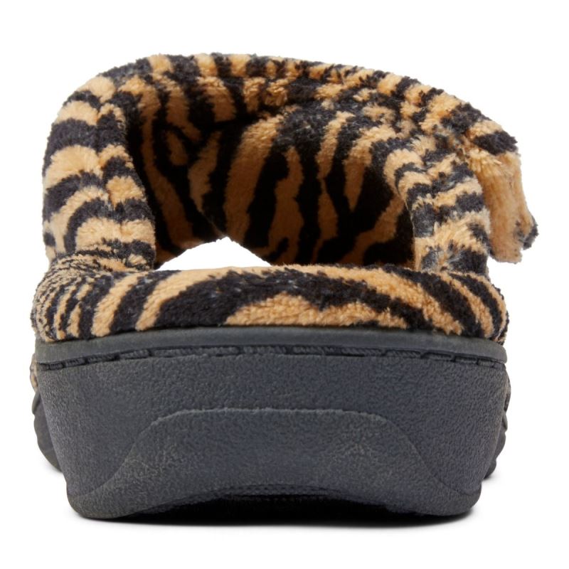 Vionic Women's Relax Slippers - Natural Tiger