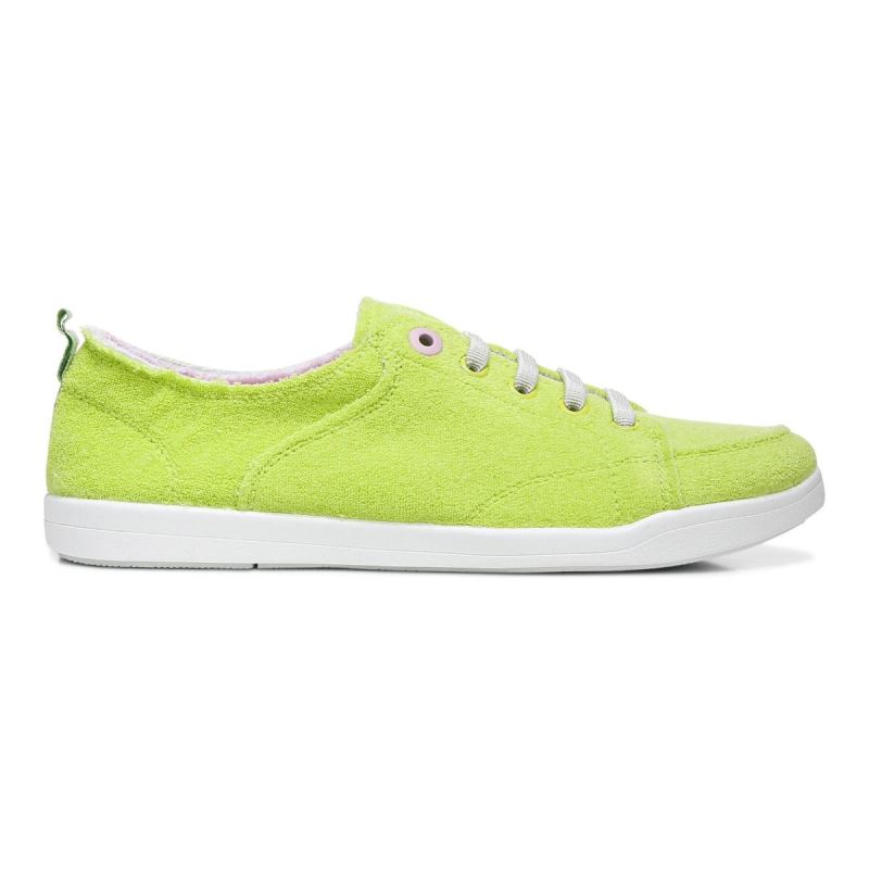 Vionic Women's Pismo Casual Sneaker - Lime Terry