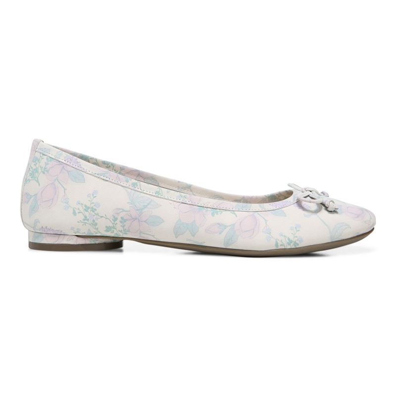 Vionic Women's Callisto Flat - Cream Botanical