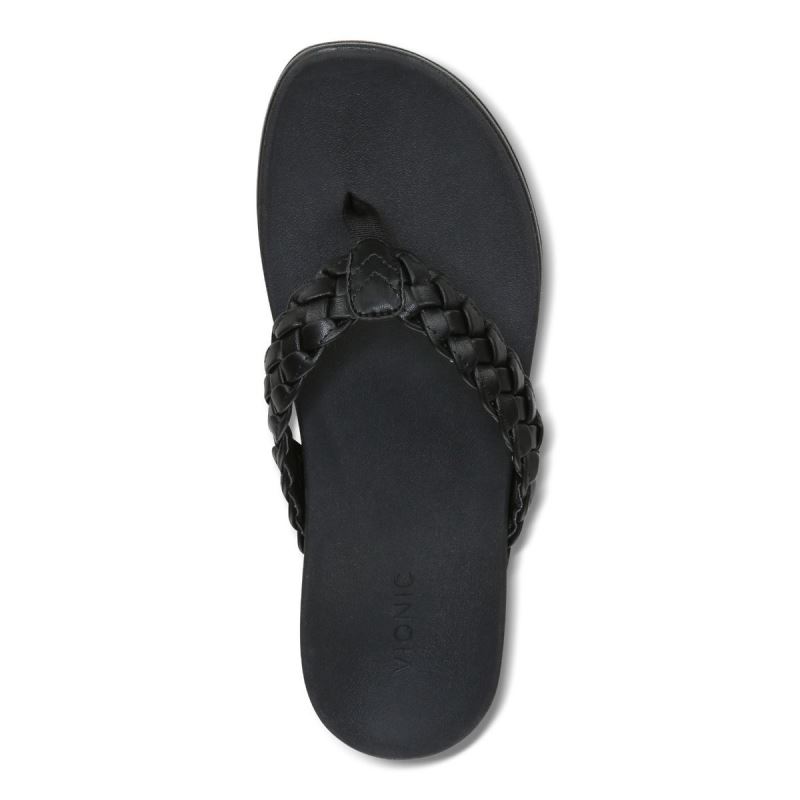 Vionic Women's Kenji Platform Sandal - Black