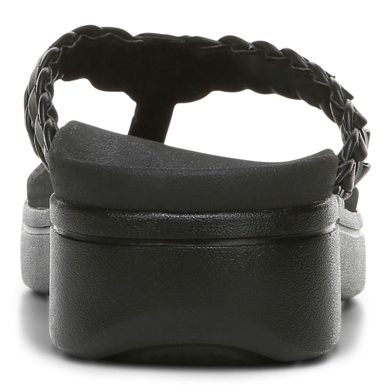 Vionic Women's Kenji Platform Sandal - Black