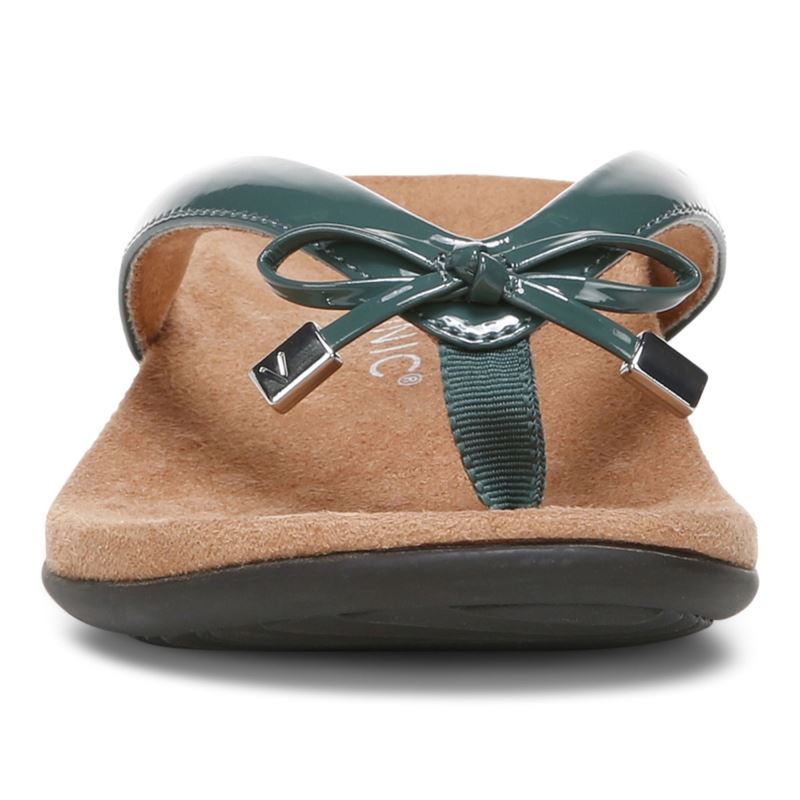 Vionic Women's Bella Toe Post Sandal - Posy Green