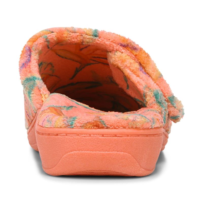 Vionic Women's Gemma Mule Slippers - Papaya