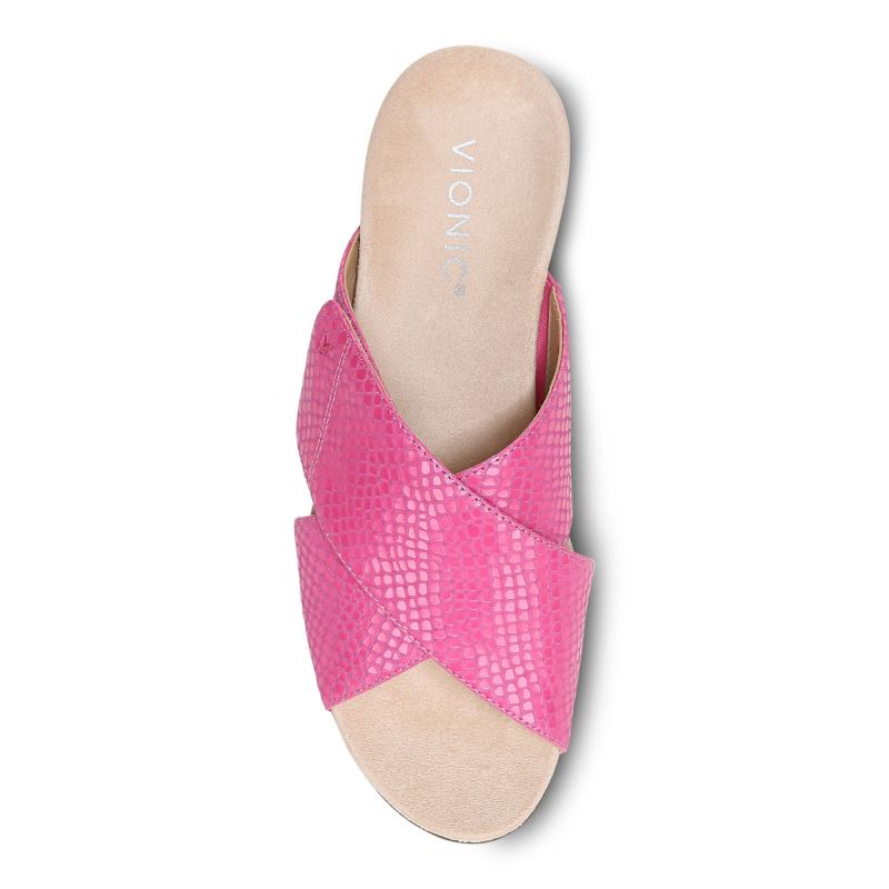 Vionic Women's Leticia Wedge Sandal - Love Potion