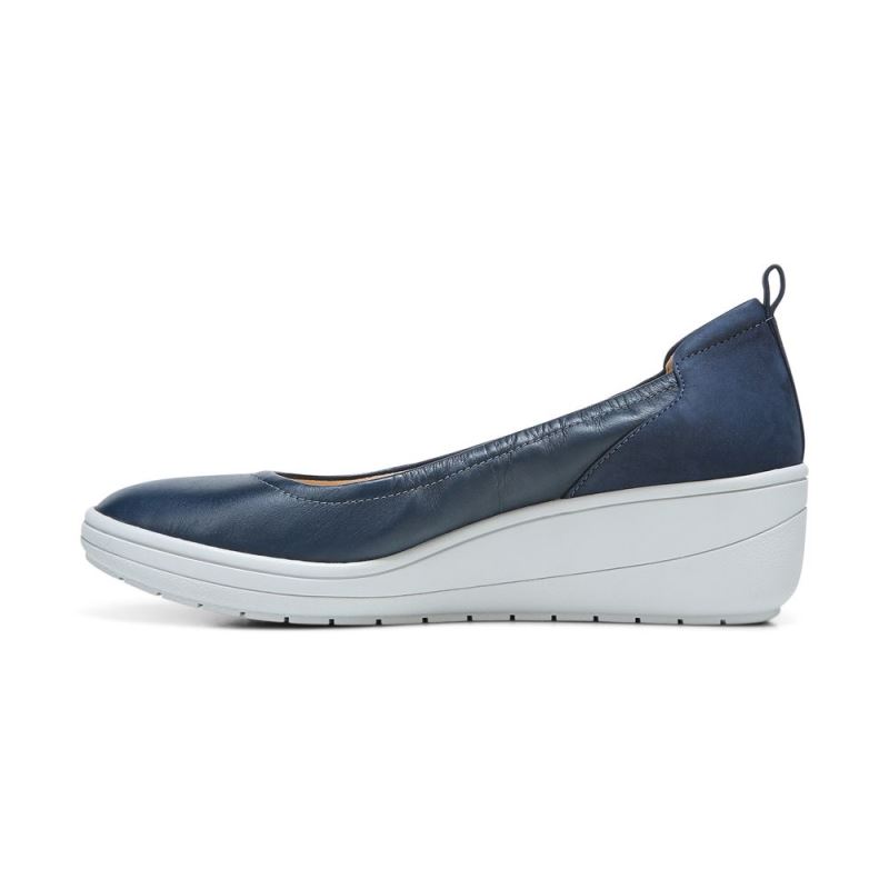 Vionic Women's Jacey Wedge - Navy