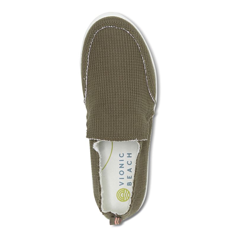 Vionic Women's Malibu Slip On - Olive Knit