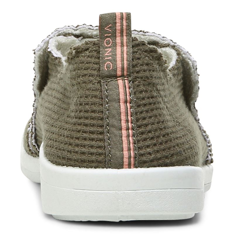 Vionic Women's Malibu Slip On - Olive Knit