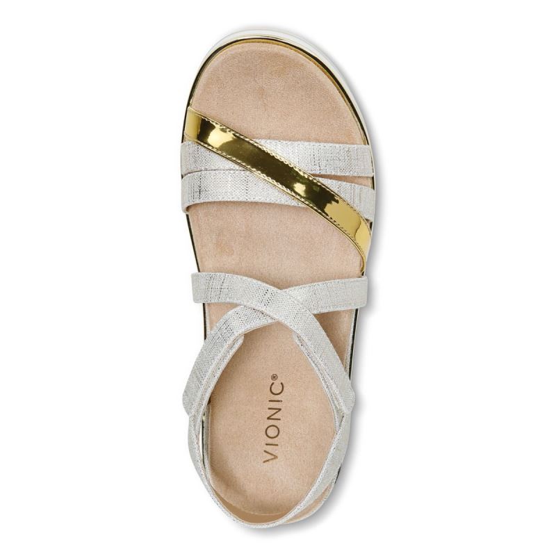 Vionic Women's Kellyn Flatform Sandal - Marshmallow