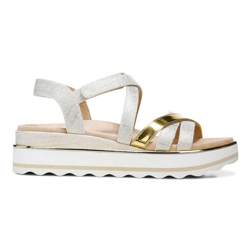 Vionic Women's Kellyn Flatform Sandal - Marshmallow