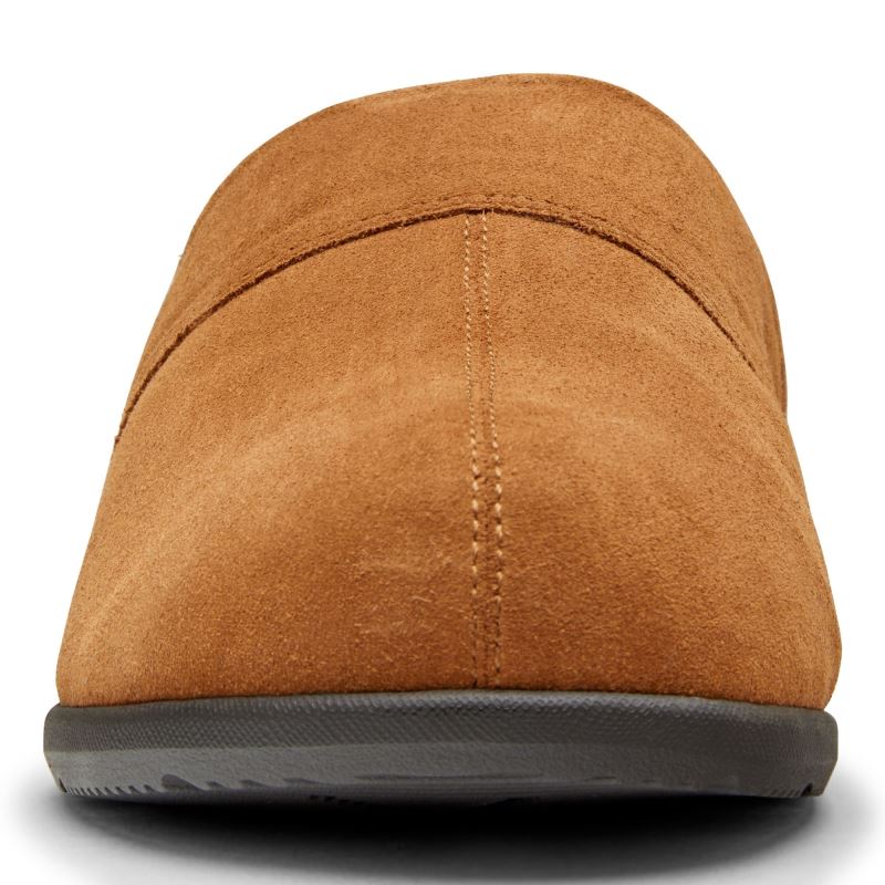 Vionic Men's Alfons Mule Slipper - Toffee Suede