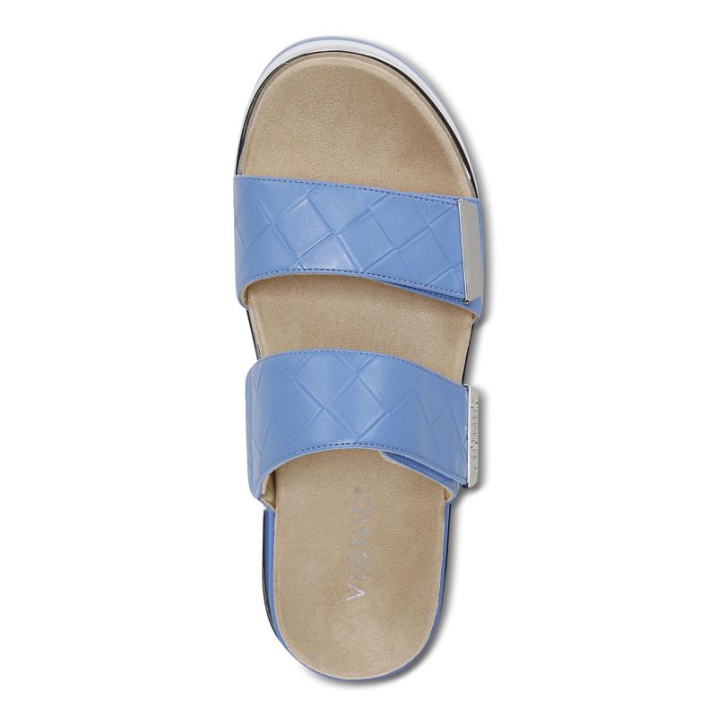 Vionic Women's Brandie Woven Strap Sandal - Azure Woven