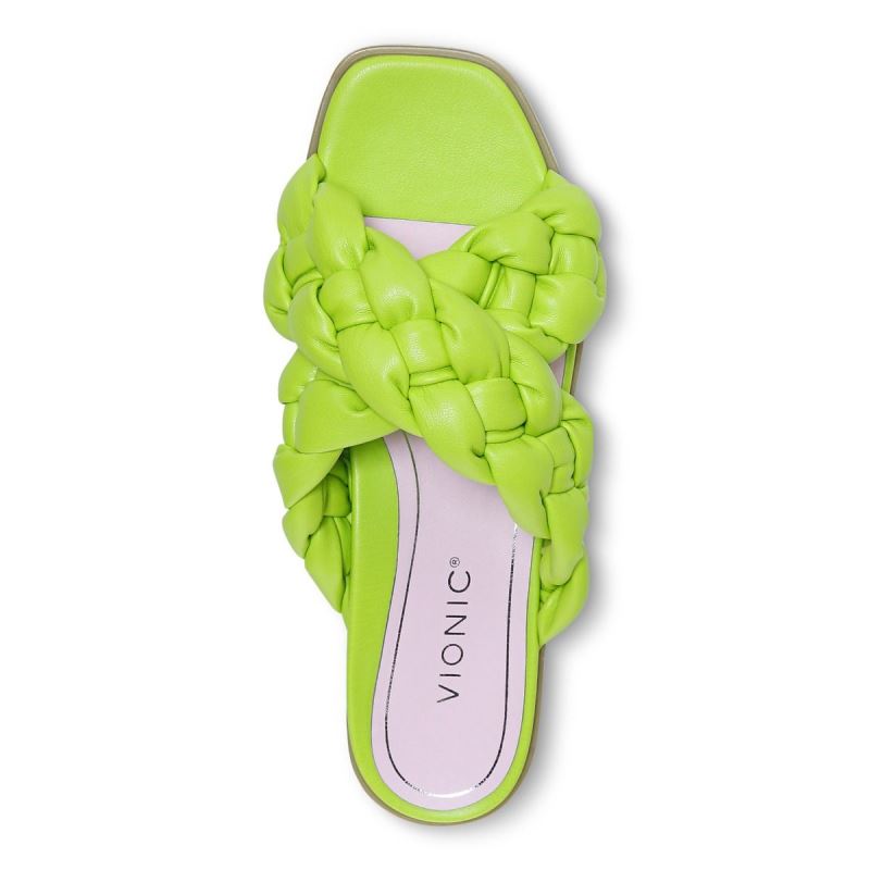 Vionic Women's Kalina Slide Sandal - Lime