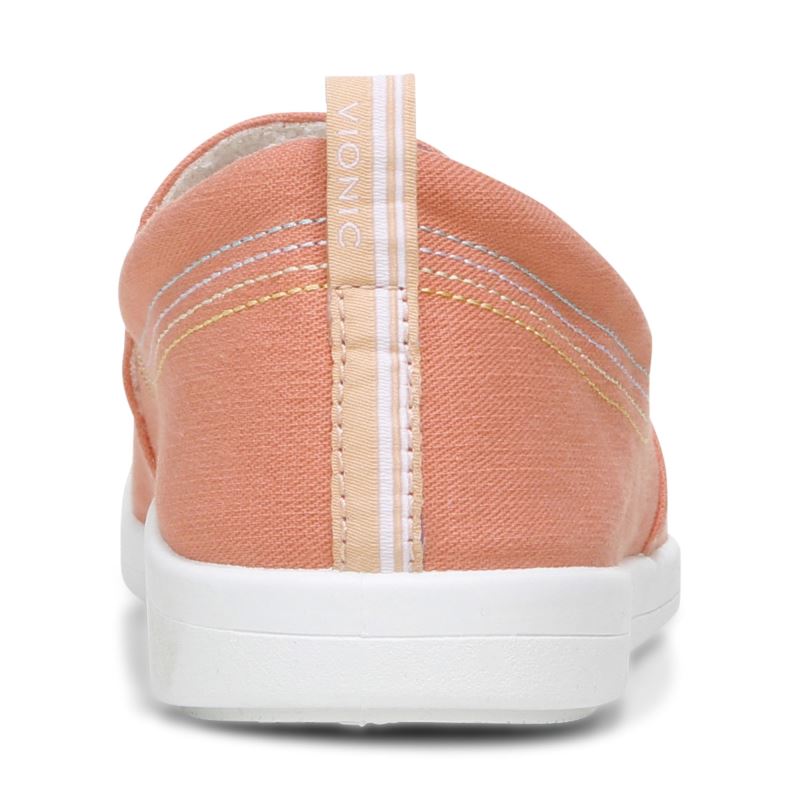 Vionic Women's Marshall Slip On - Papaya Canvas