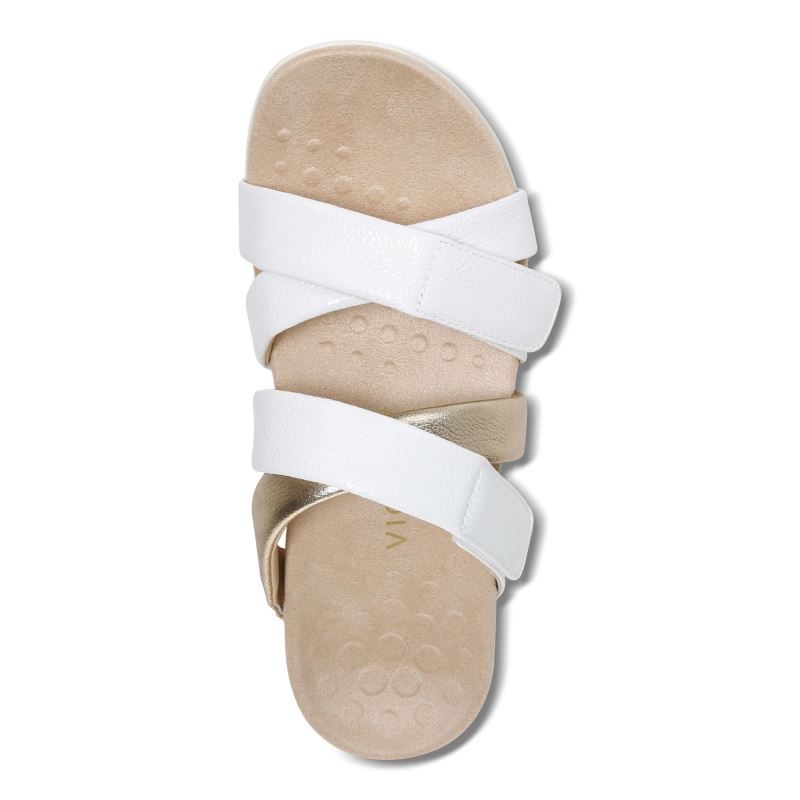 Vionic Women's Hadlie Slide Sandal - White