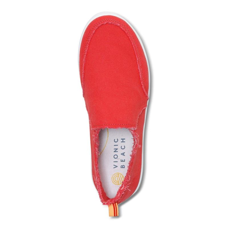 Vionic Women's Malibu Slip On - Poppy Canvas