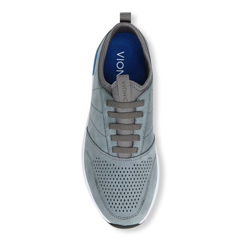 Vionic Men's Trent Sneaker - Grey Nubuck