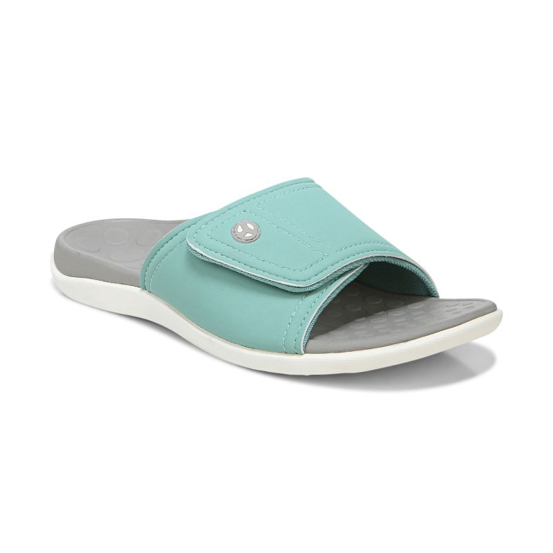 Vionic Men's Kiwi Slide Sandal - Wasabi