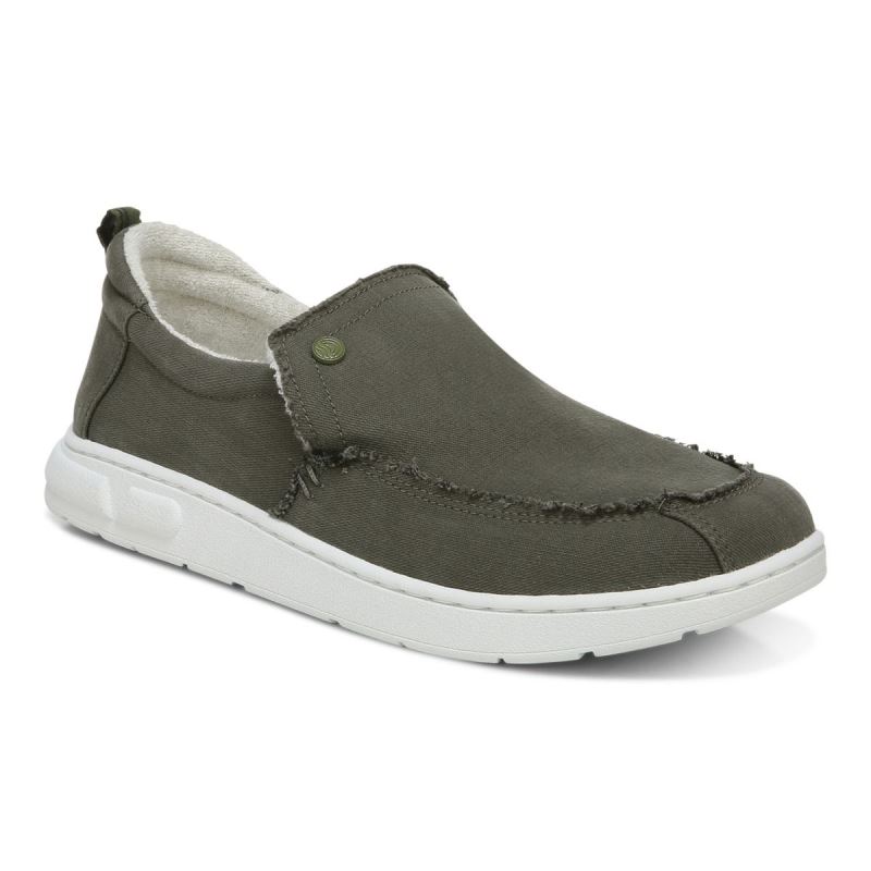 Vionic Men's Seaview Slip on Sneaker - Olive