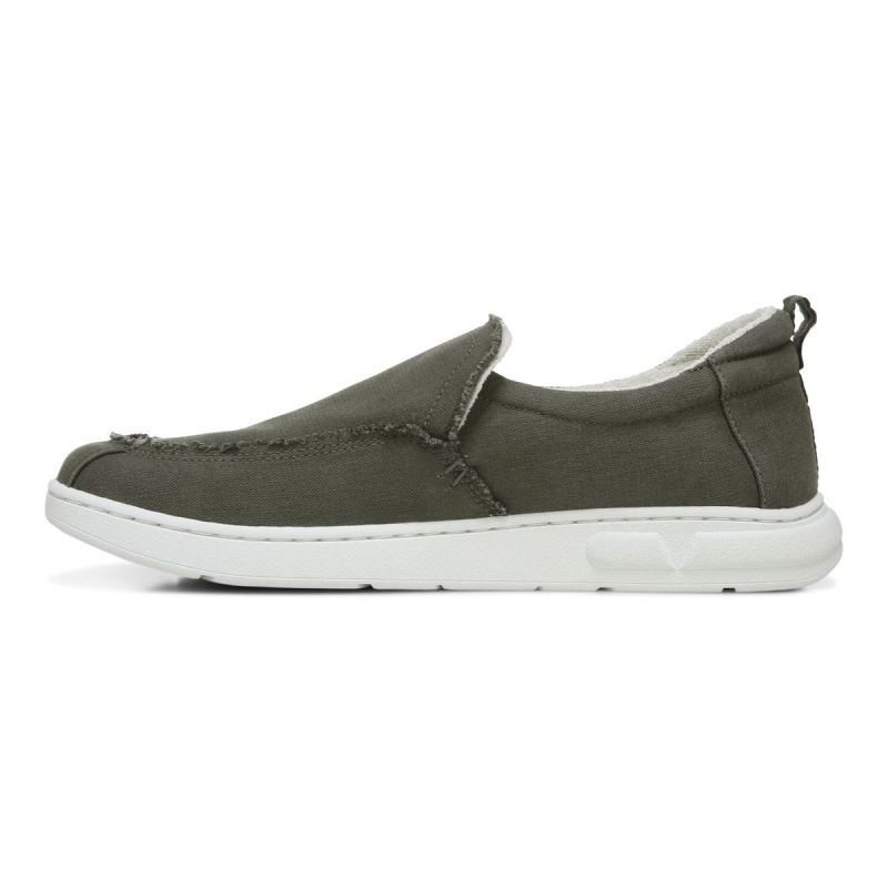Vionic Men's Seaview Slip on Sneaker - Olive