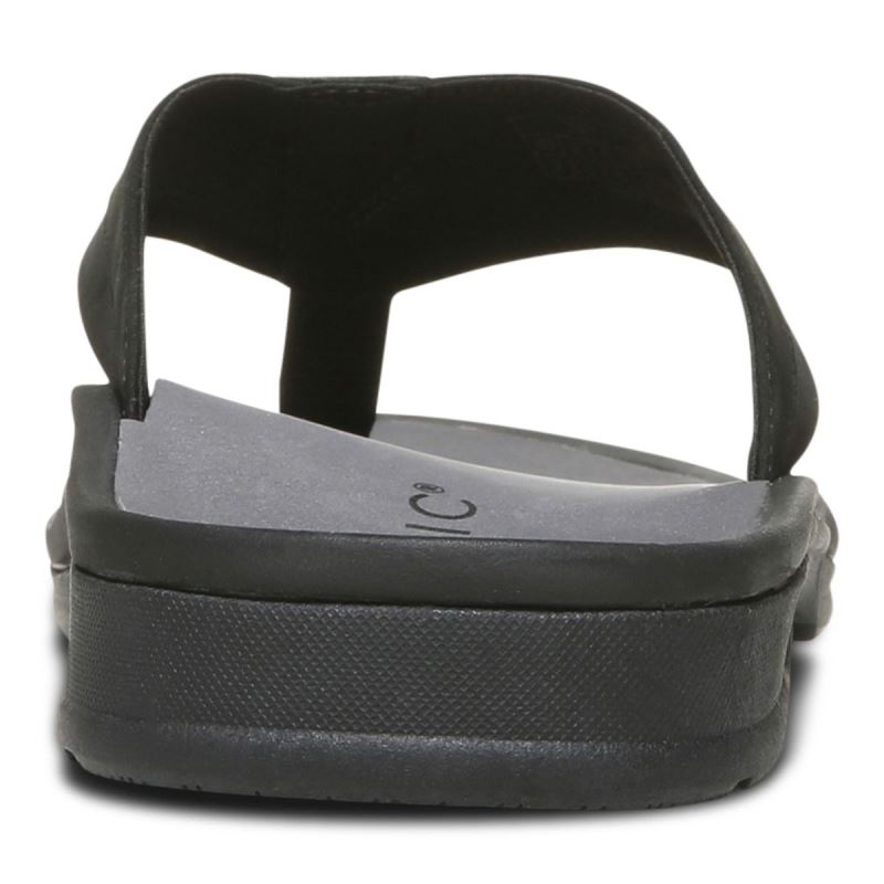 Vionic Men's Wyatt Toe Post Sandal - Black