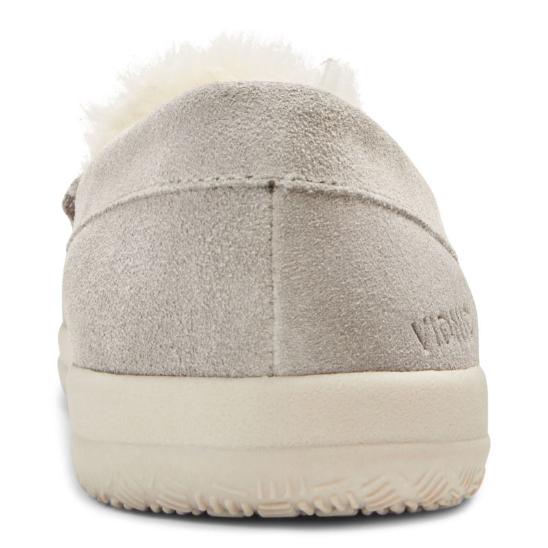 Vionic Women's Lynez Slipper - Light Grey Suede