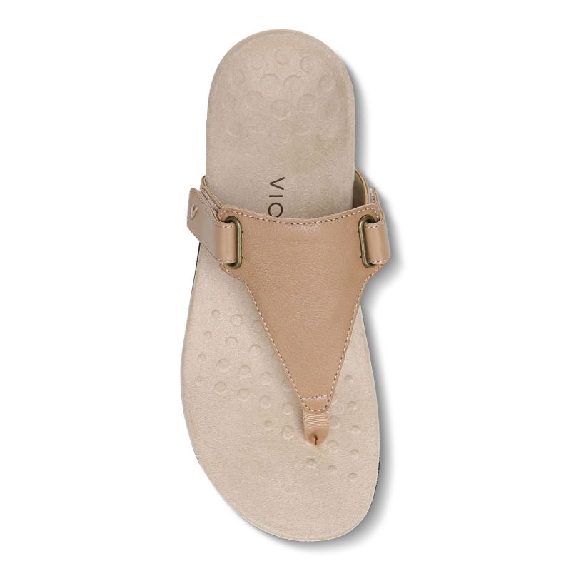 Vionic Women's Wanda T-Strap Sandal - Macaroon