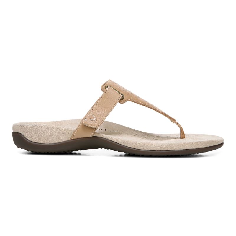 Vionic Women's Wanda T-Strap Sandal - Macaroon