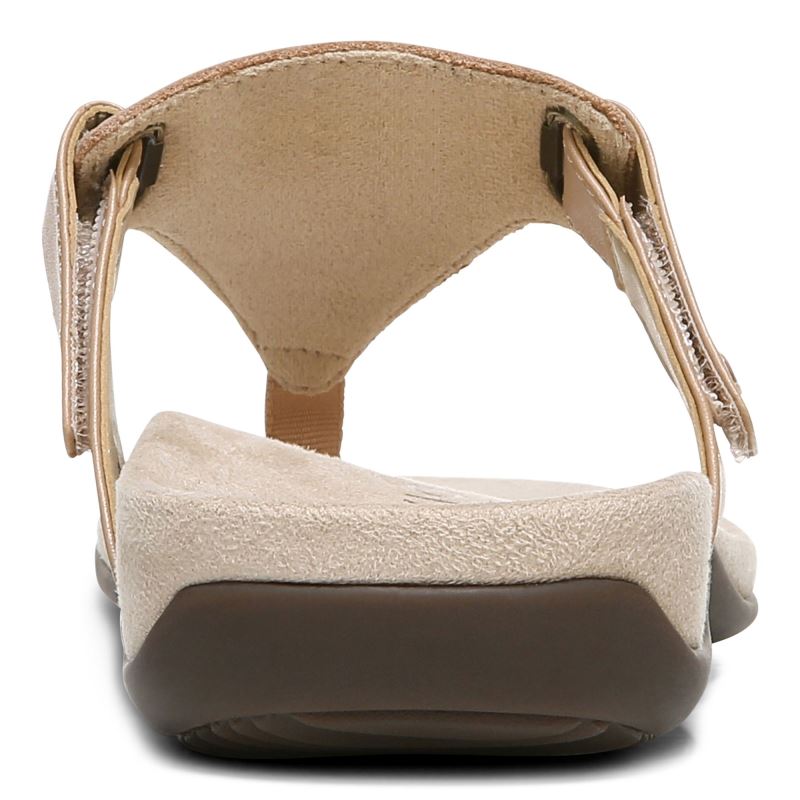 Vionic Women's Wanda T-Strap Sandal - Macaroon
