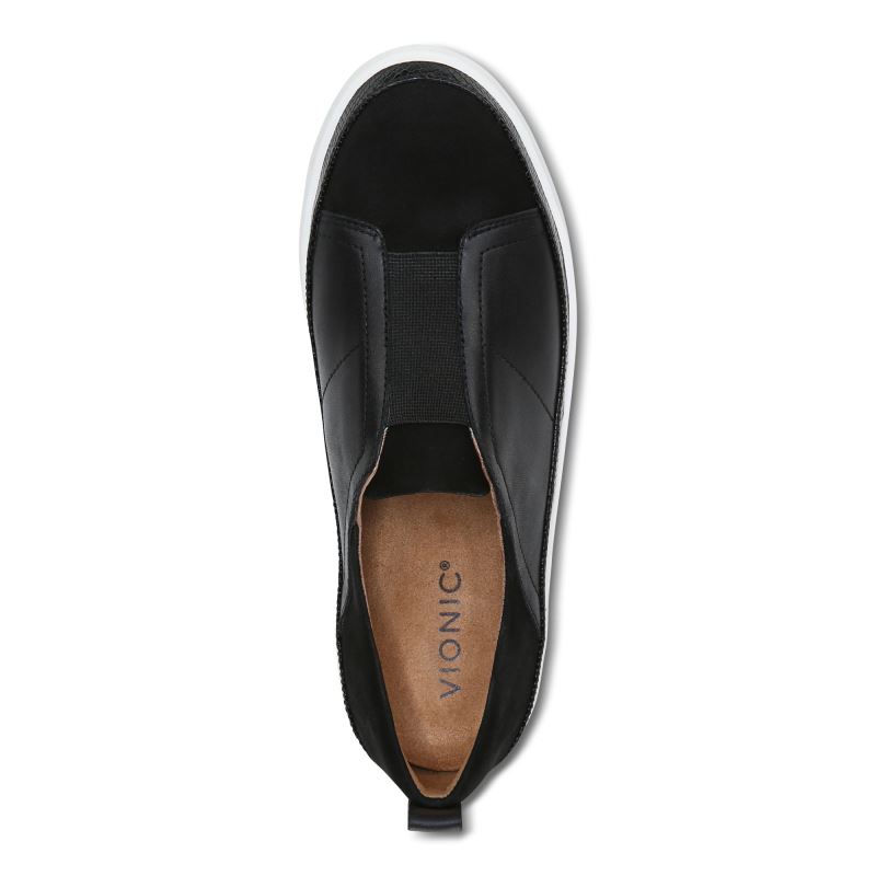 Vionic Women's Zinah Slip on Sneaker - Black