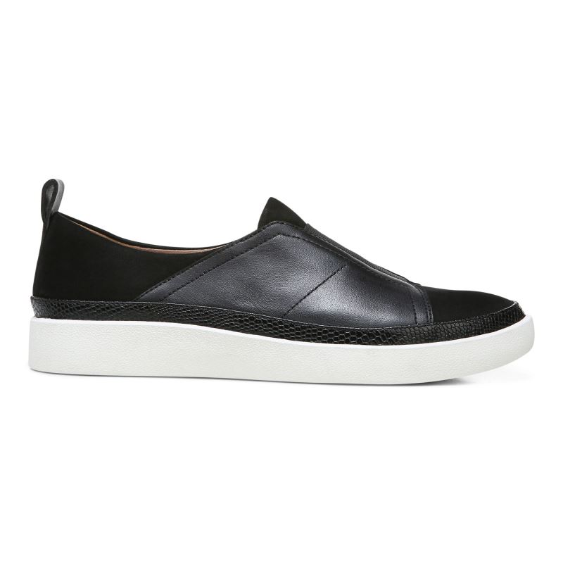 Vionic Women's Zinah Slip on Sneaker - Black