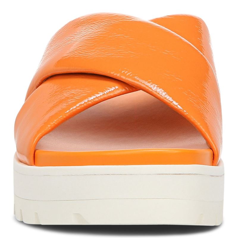 Vionic Women's Vesta Flatform Lug Sandal - Marigold