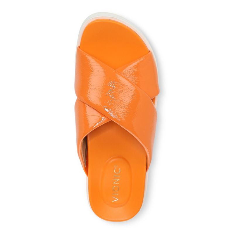 Vionic Women's Vesta Flatform Lug Sandal - Marigold