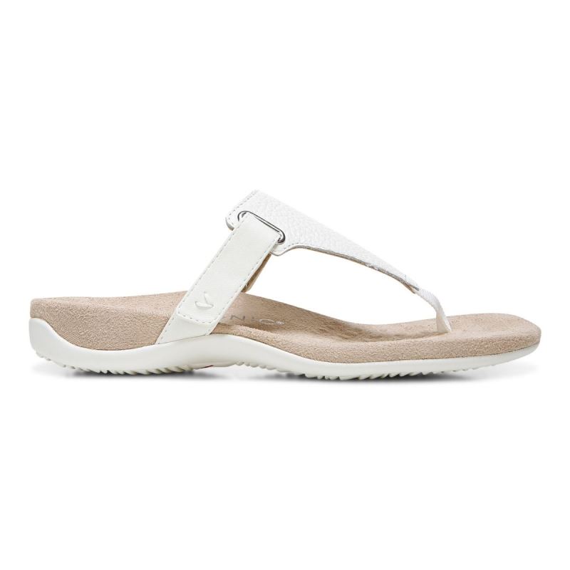 Vionic Women's Wanda T-Strap Sandal - Marshmallow