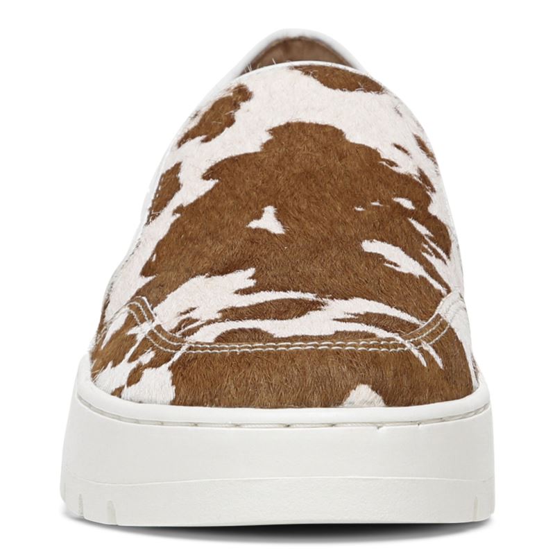 Vionic Women's Dinora Slip On - Brown Cow Print