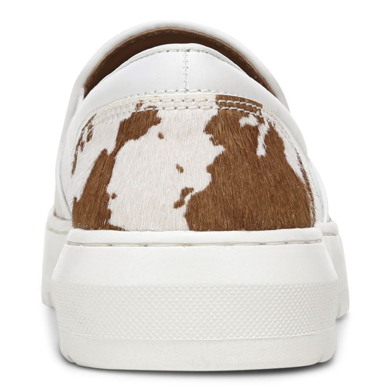 Vionic Women's Dinora Slip On - Brown Cow Print