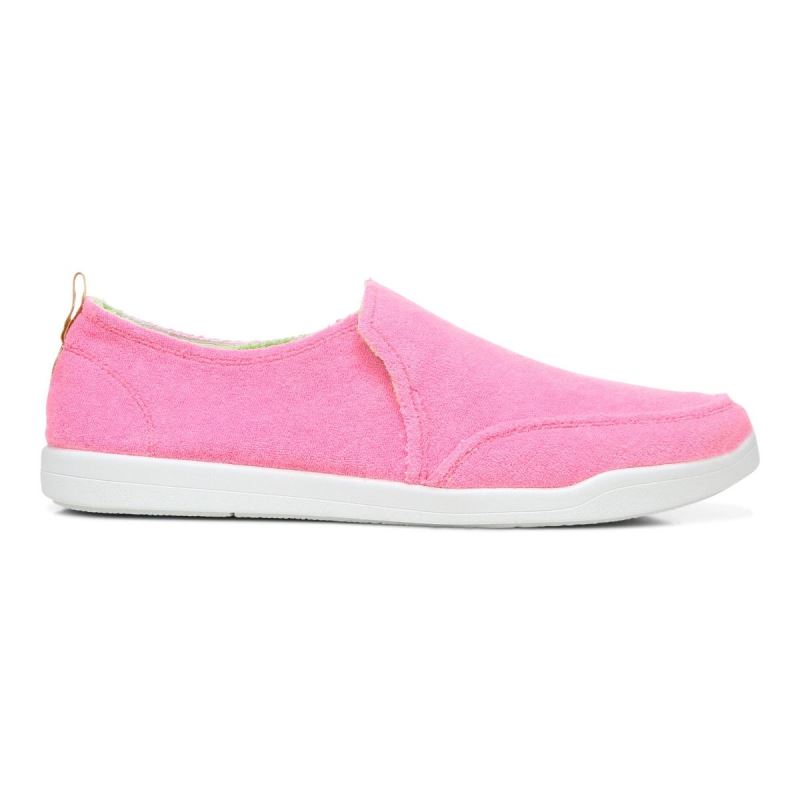 Vionic Women's Malibu Slip On - Bubblegum Terry